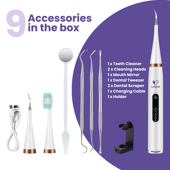 Laly SonicClean — Ultrasonic Dog Tooth Cleaner